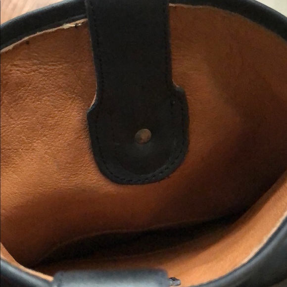 Frye Black Leather Below Knee Boots 6.5 Worn Once - Picture 6 of 6